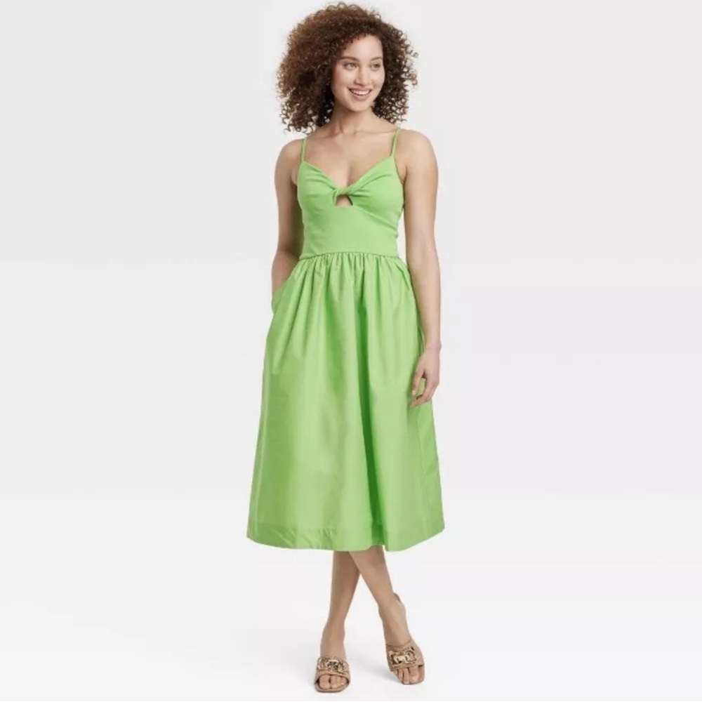 Target A New Day Knit Ballet Midi Sundress
